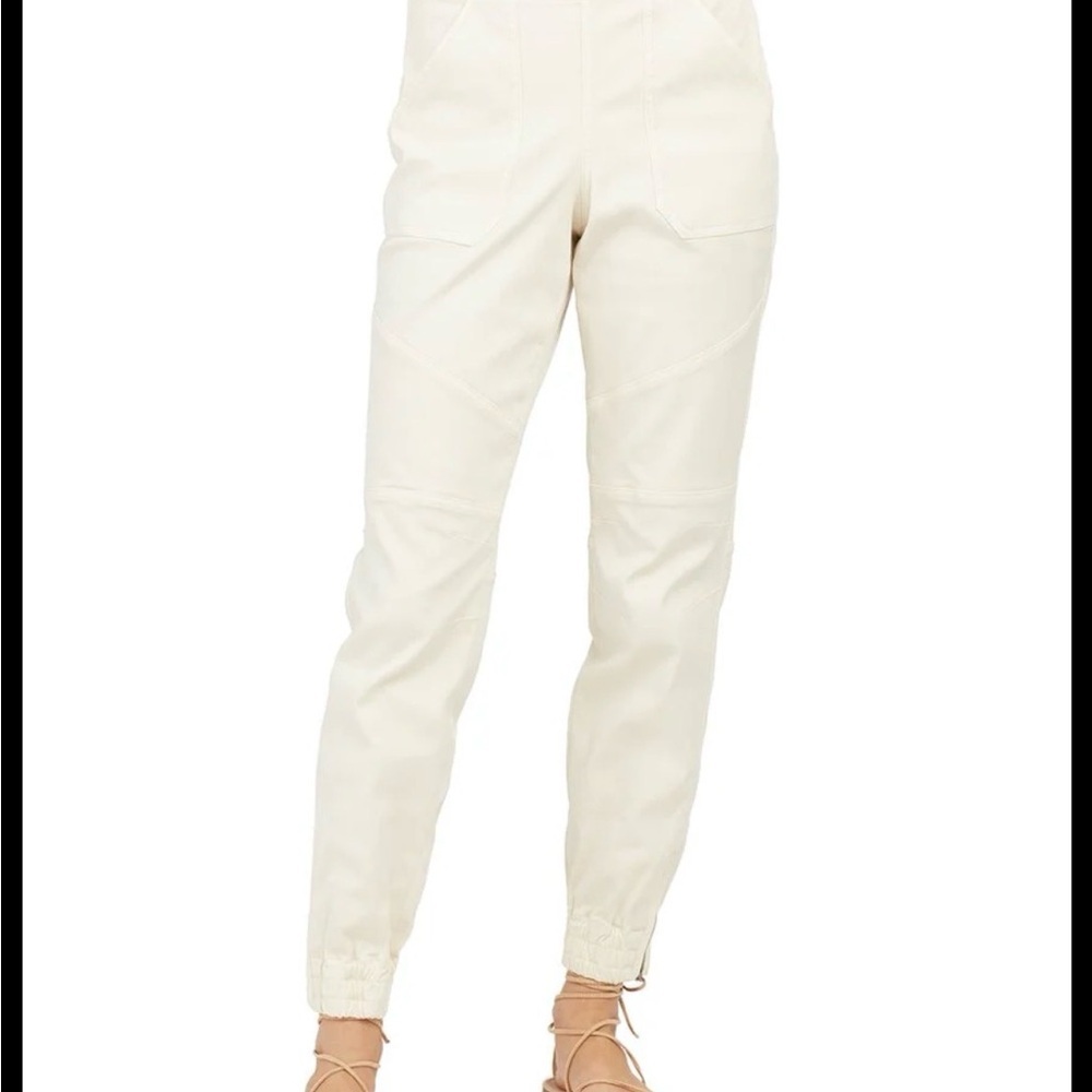 SPANX Cream Track Pants